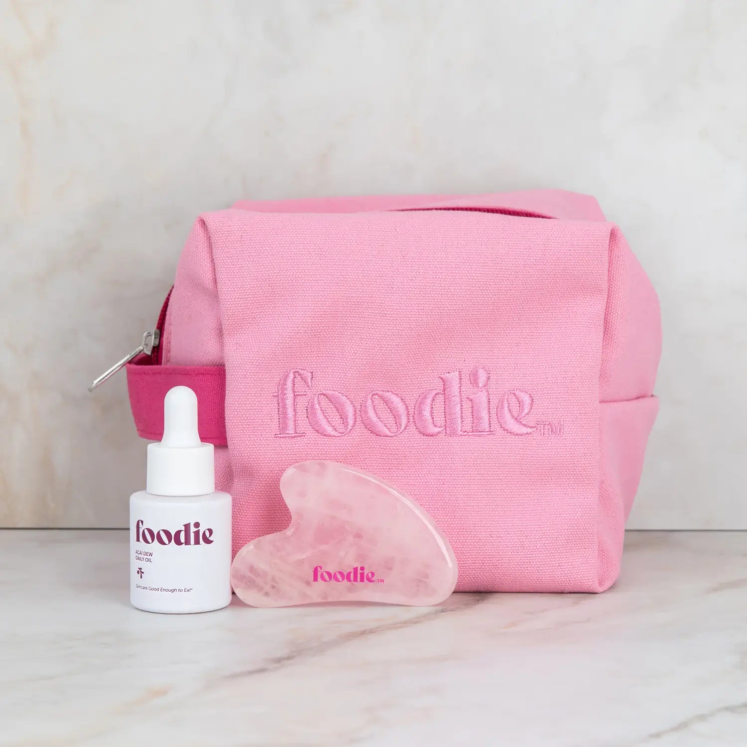Foodie Everyday Canvas Cosmetics Pouch