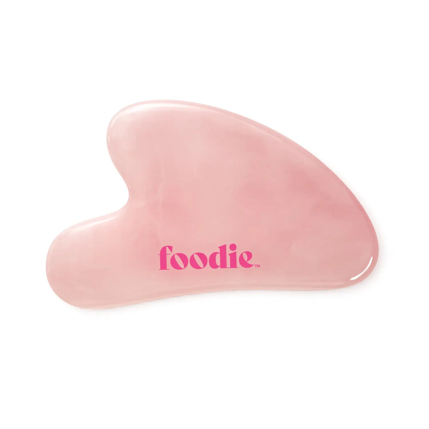 Foodie Glide & Glow Rose Quartz Gua Sha