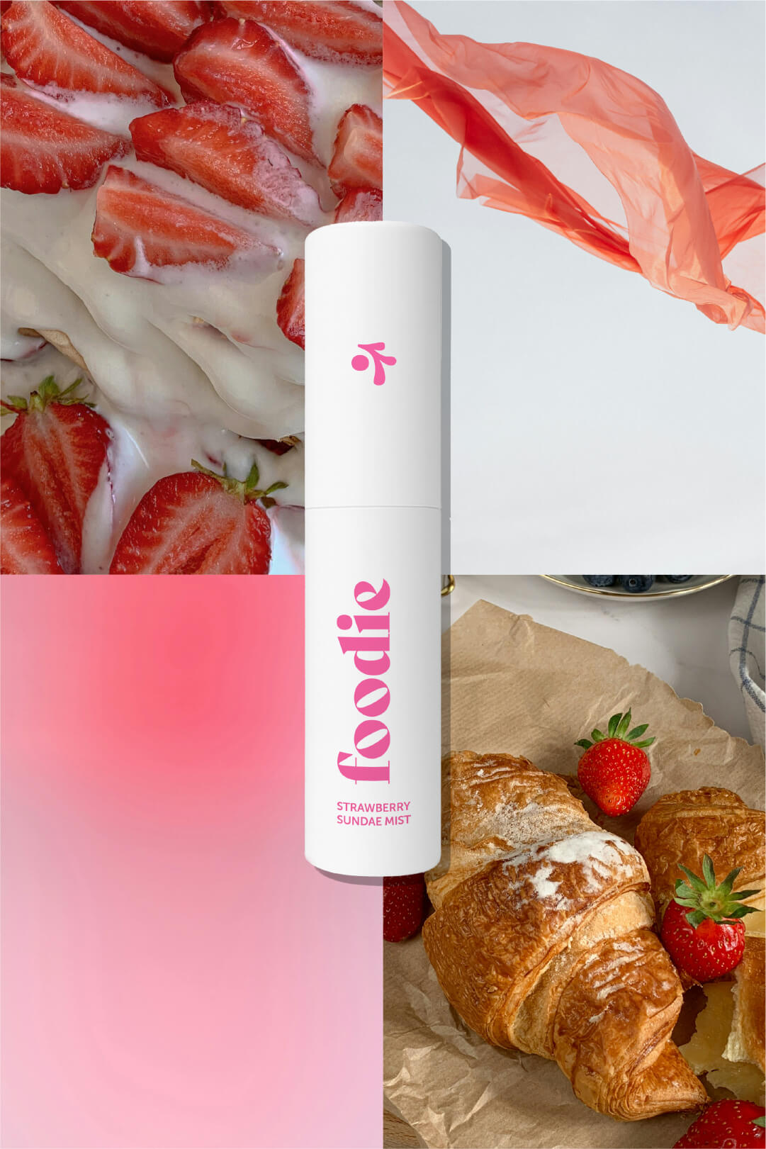 Foodie Strawberry Sundae Face & Body Mist | 10ml – Vanessa Megan