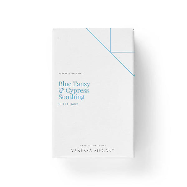 Blue Tansy & Cypress Soothing Sheet Mask - 3 Pack