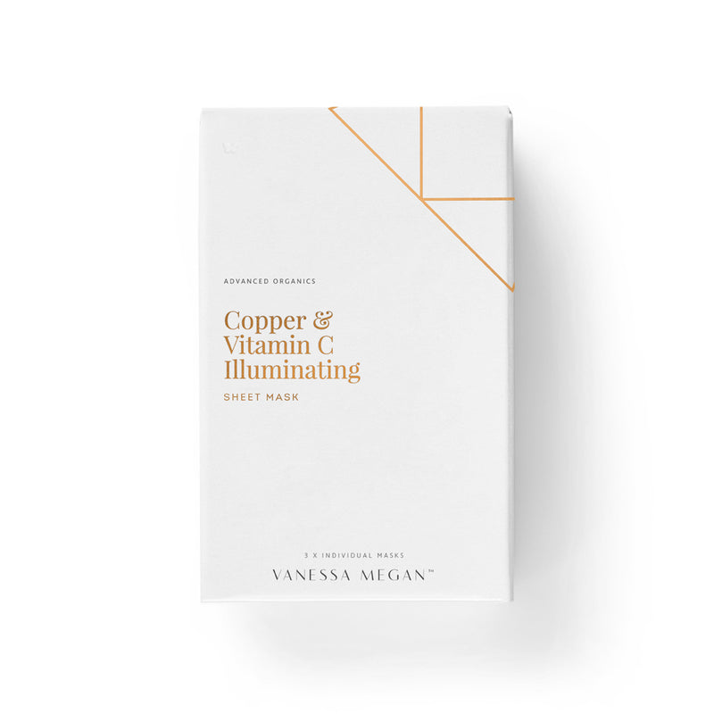 Copper & Vitamin C Illuminating Sheet Mask - 3 Pack