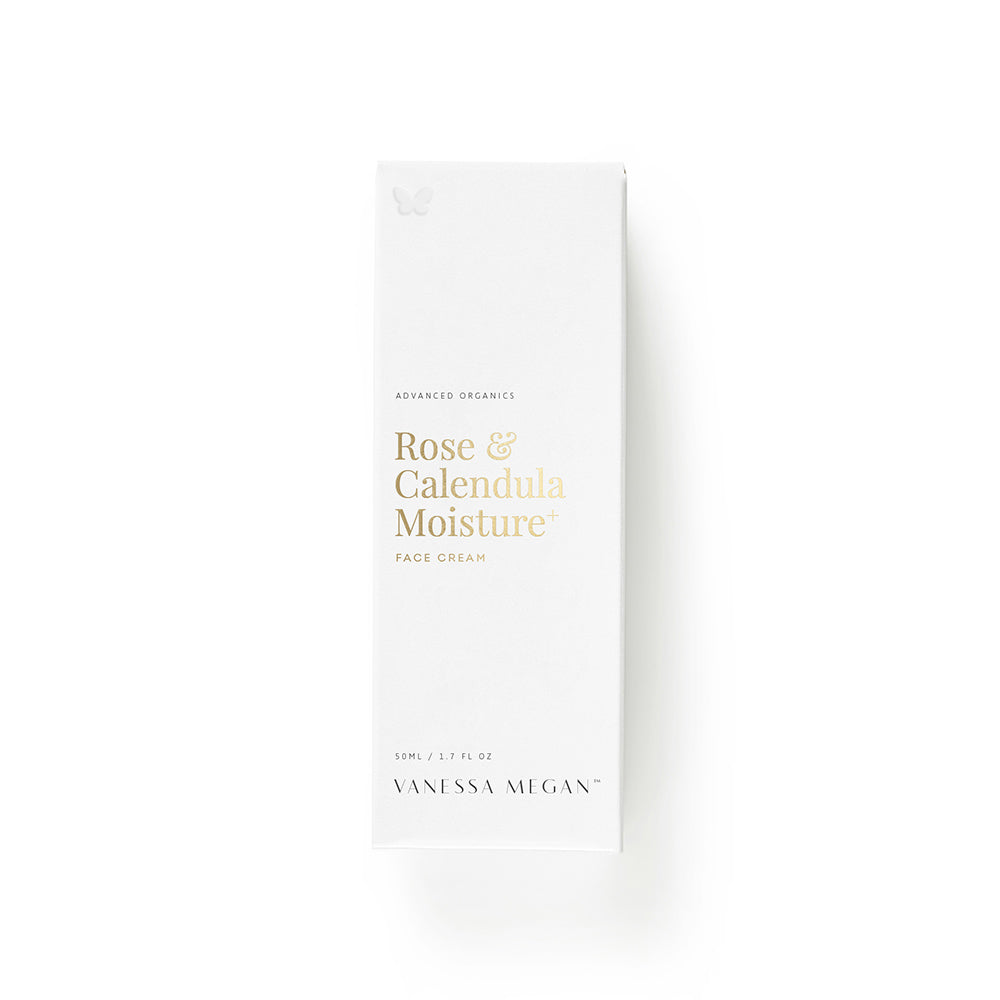 Vanessa Megan 100% Natural Rose & Calendula Moisture+ Face Cream