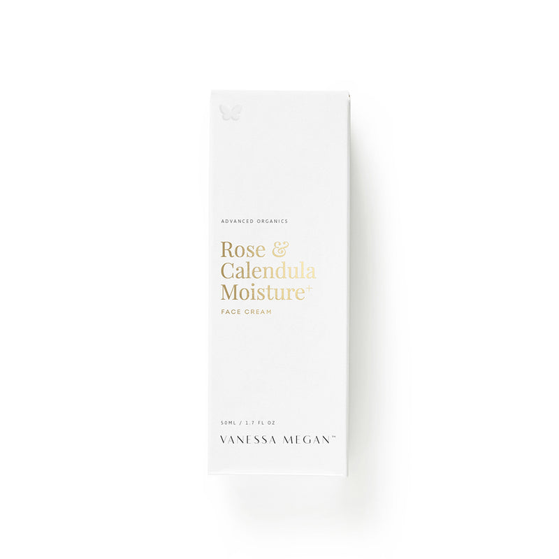 Vanessa Megan 100% Natural Rose & Calendula Moisture+ Face Cream